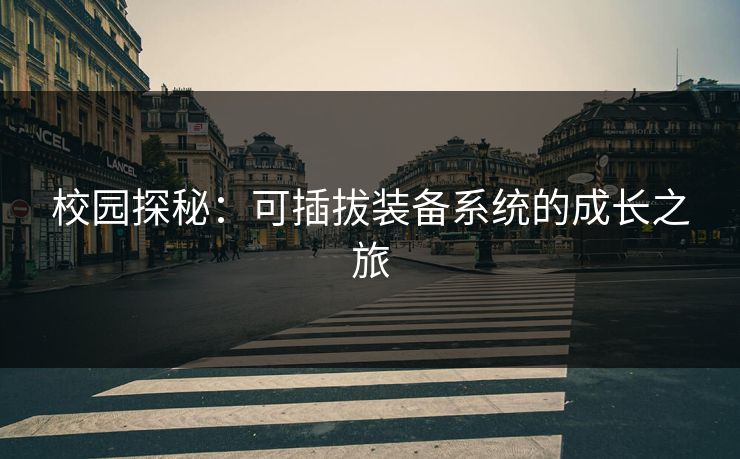 校园探秘：可插拔装备系统的成长之旅